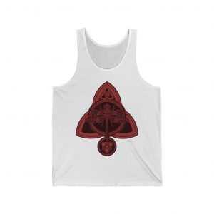 Red Celtic Dragonfly Unisex Jersey Tank