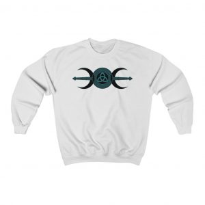 Teal Celtic Triple Moon Unisex Sweatshirt