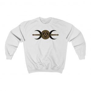 Gold Celtic Triple Moon Unisex Sweatshirt