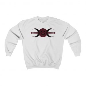 Red Celtic Triple Moon Unisex Sweatshirt