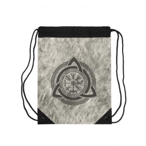 Celtic Vegvisir Drawstring Bag