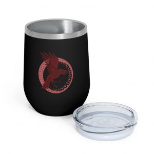 Red Raven Of Odin 12oz Insulated Wine Tumbler