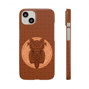 Copper Celtic Knot Owl iPhone Snap Case