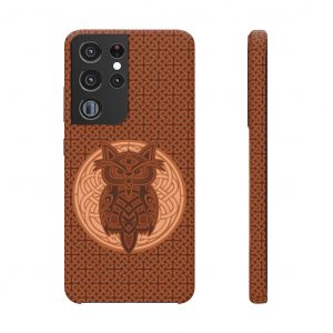 Copper Celtic Knot Owl Samsung Snap Case