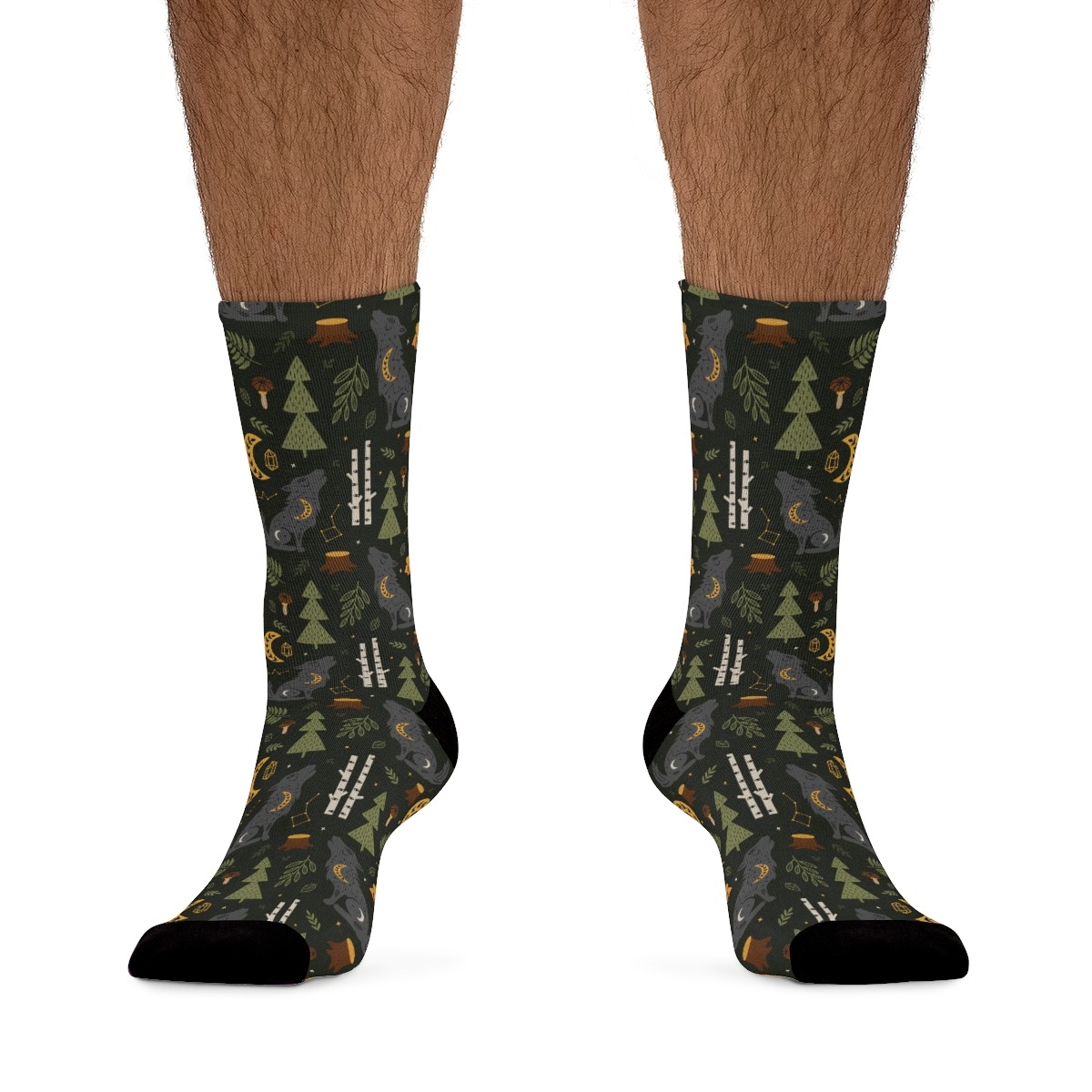 Forest Wolf Socks