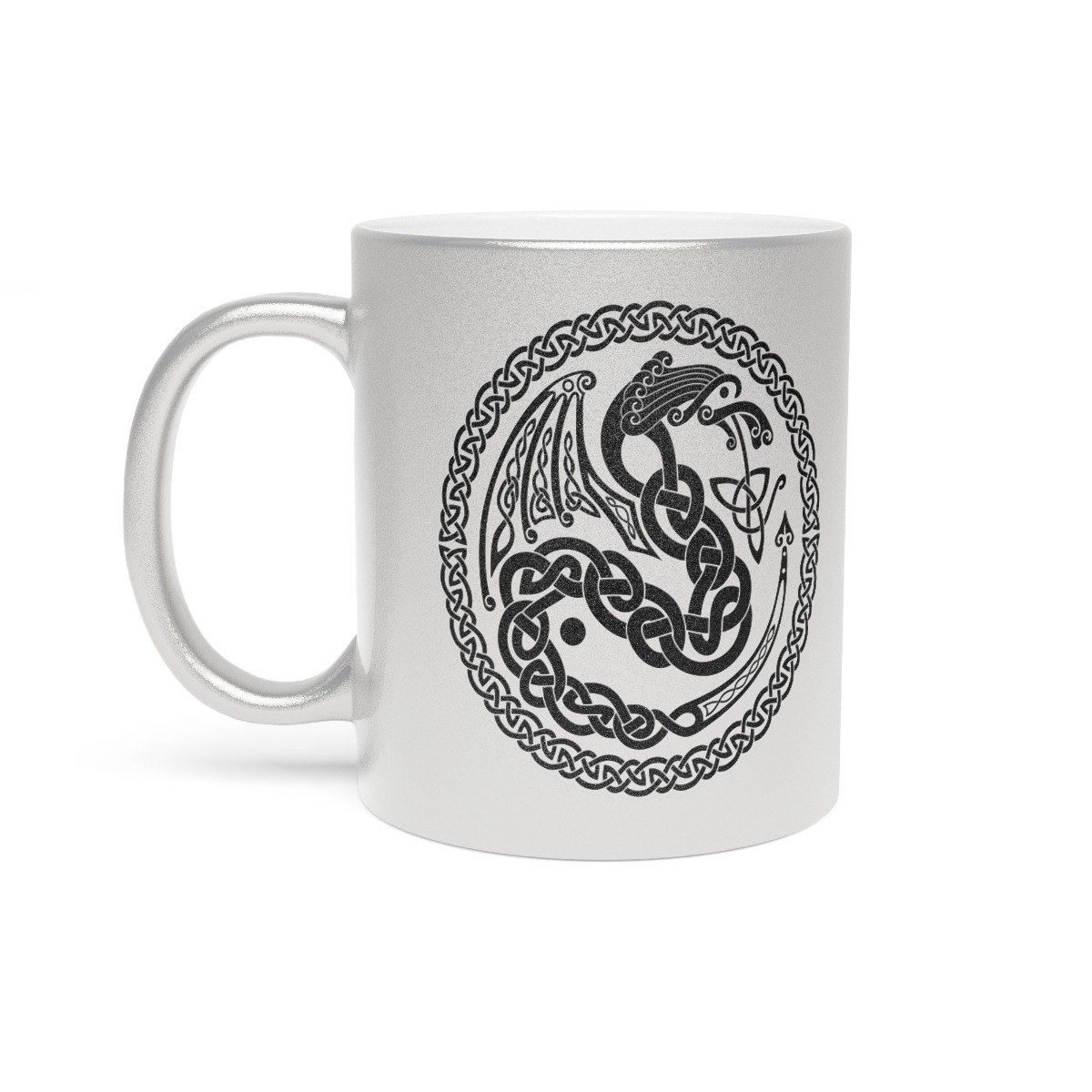 Celtic Dragon Metallic Mug