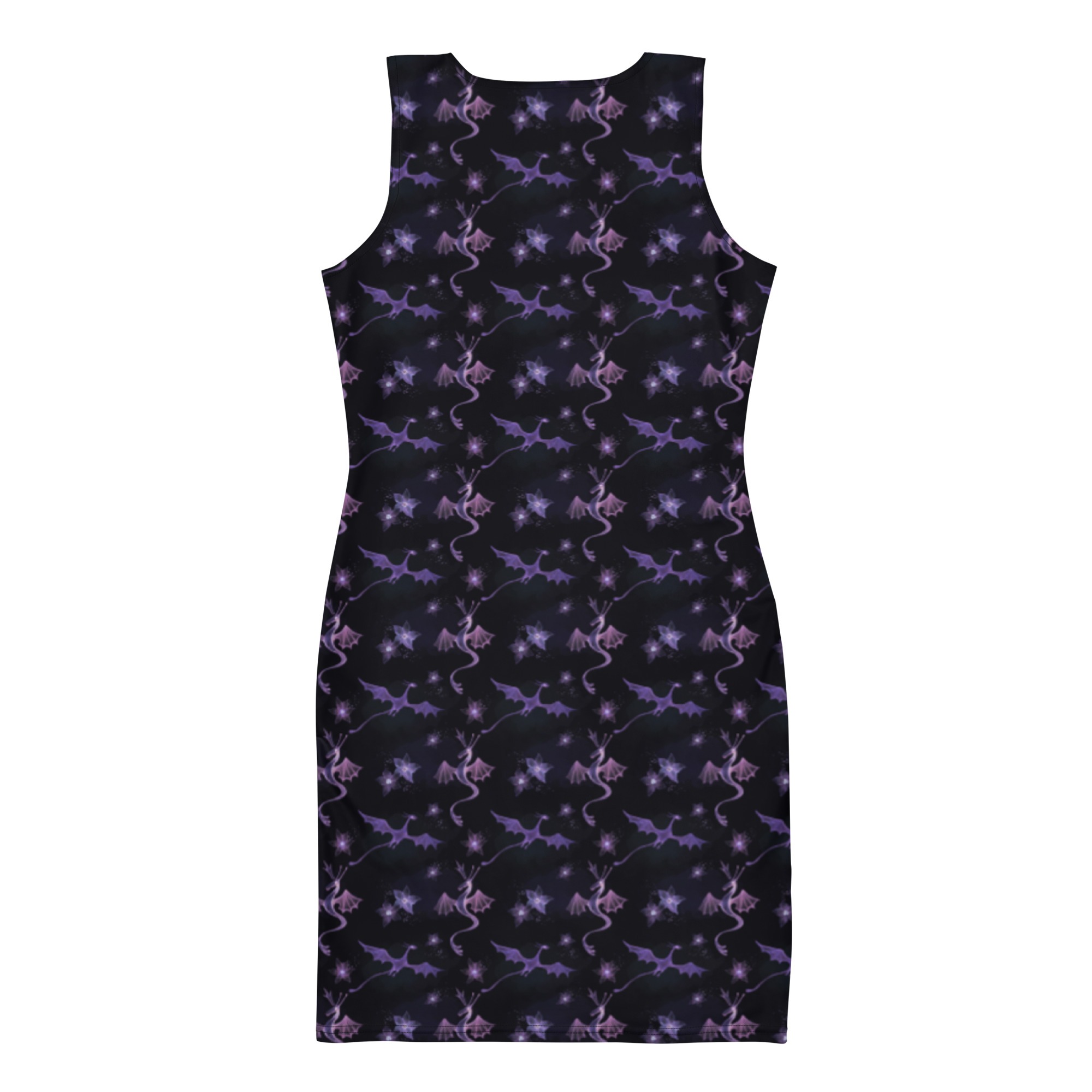Dark Purple Dragon Tank Dress