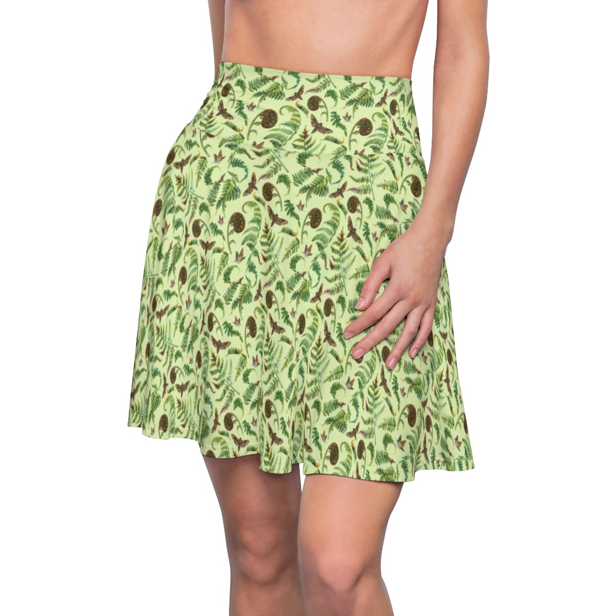 Ferns & Moths Skater Skirt