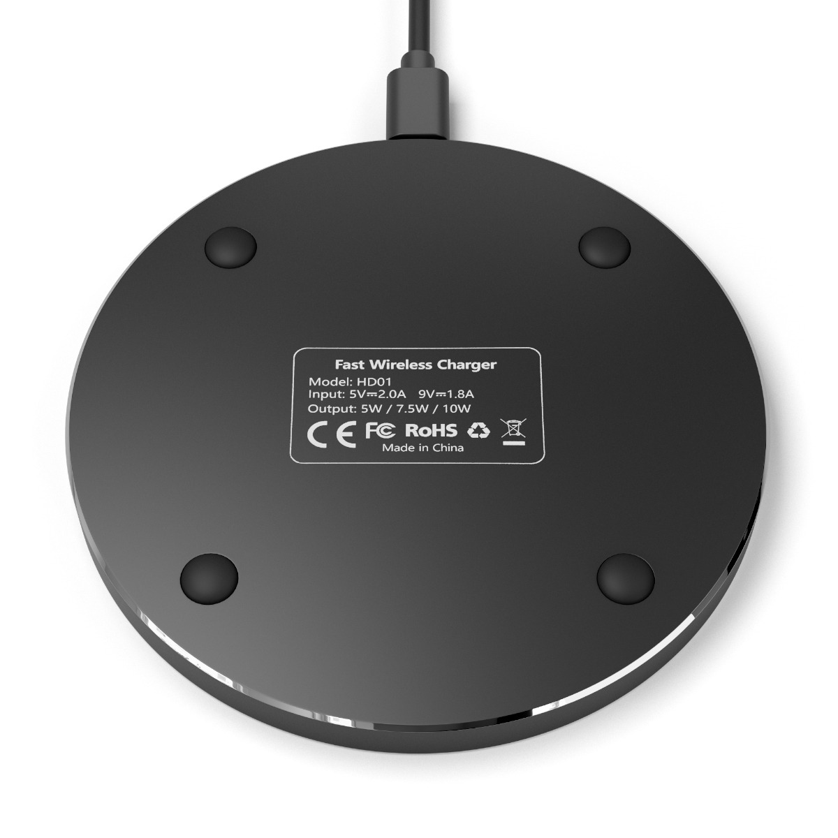 Gray Helm Of Awe Wireless Charger