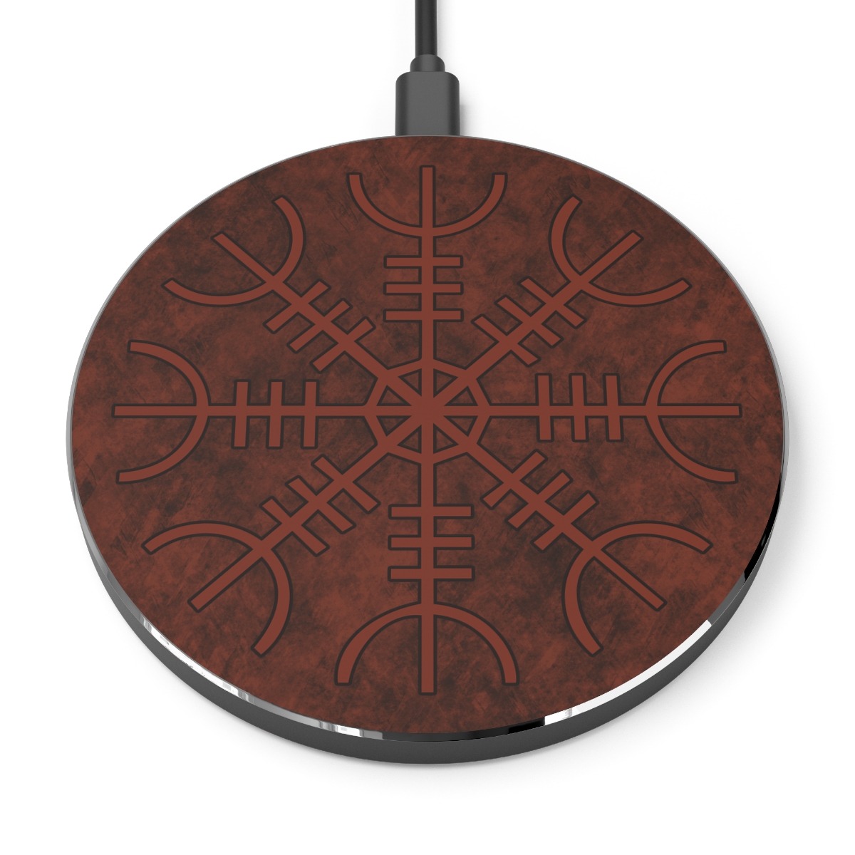 Rust Helm Of Awe Wireless Charger