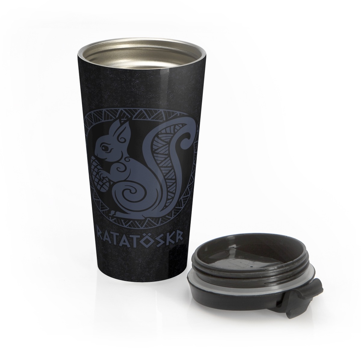 Navy Blue Ratatoskr Steel Travel Mug