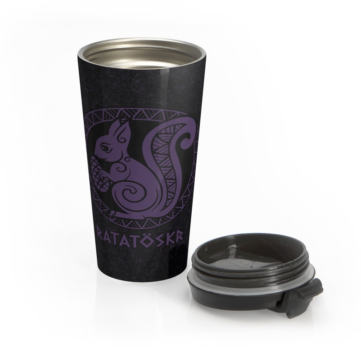 Purple Ratatoskr Steel Travel Mug