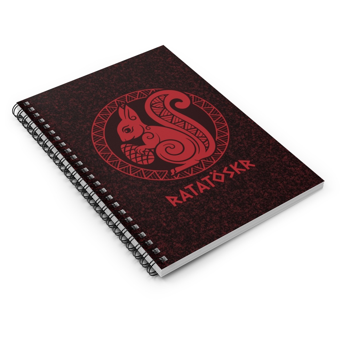 Red Ratatoskr Spiral Notebook