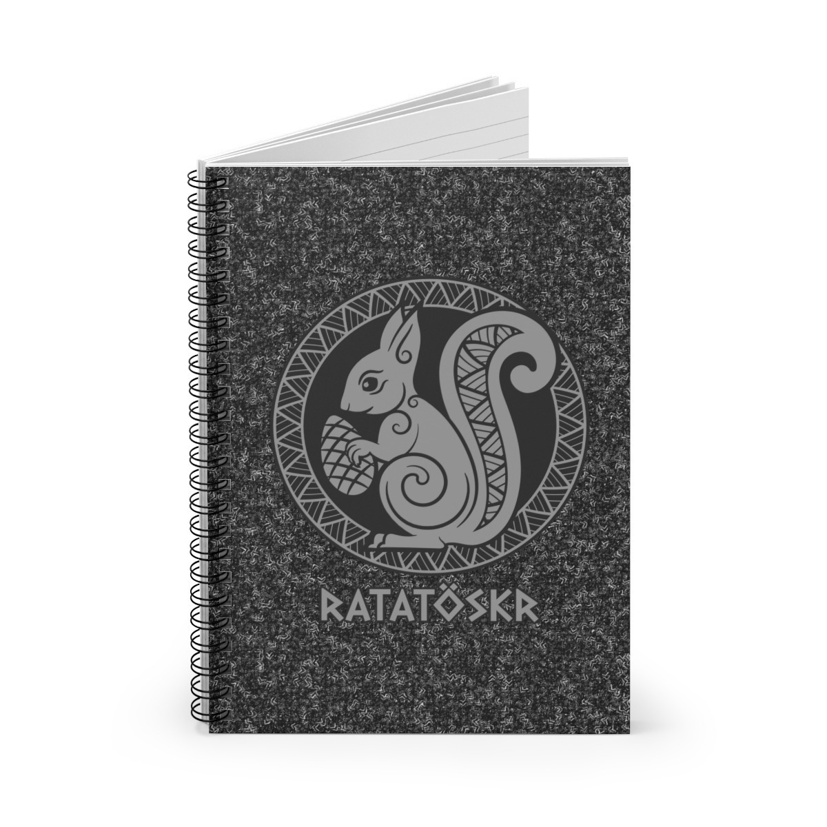 Gray Ratatoskr Spiral Notebook