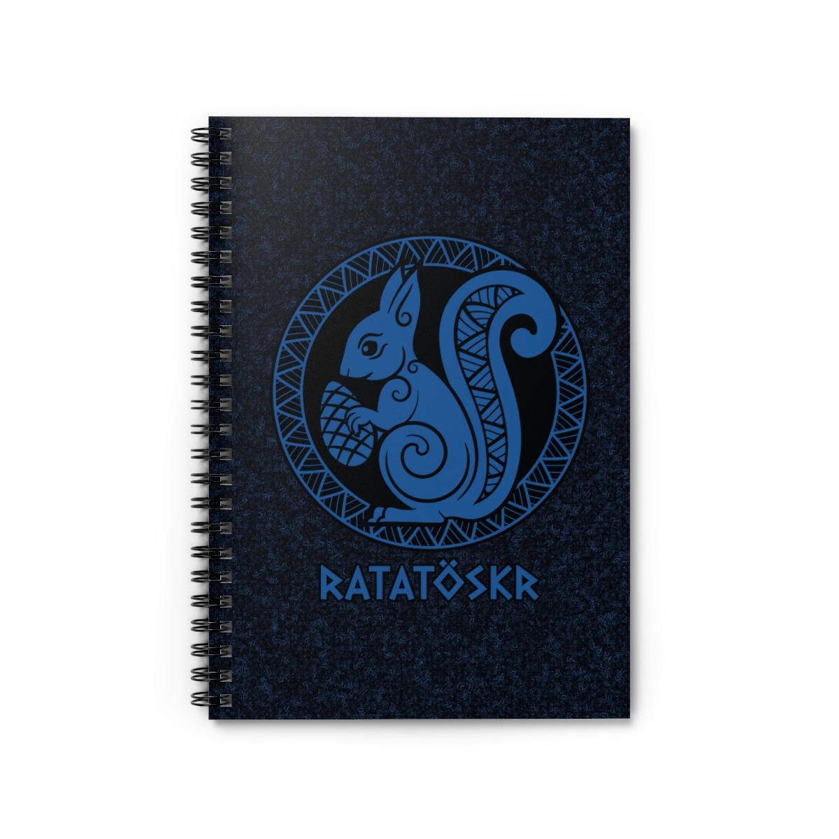 Royal Blue Ratatoskr Ruled Line Spiral Notebook