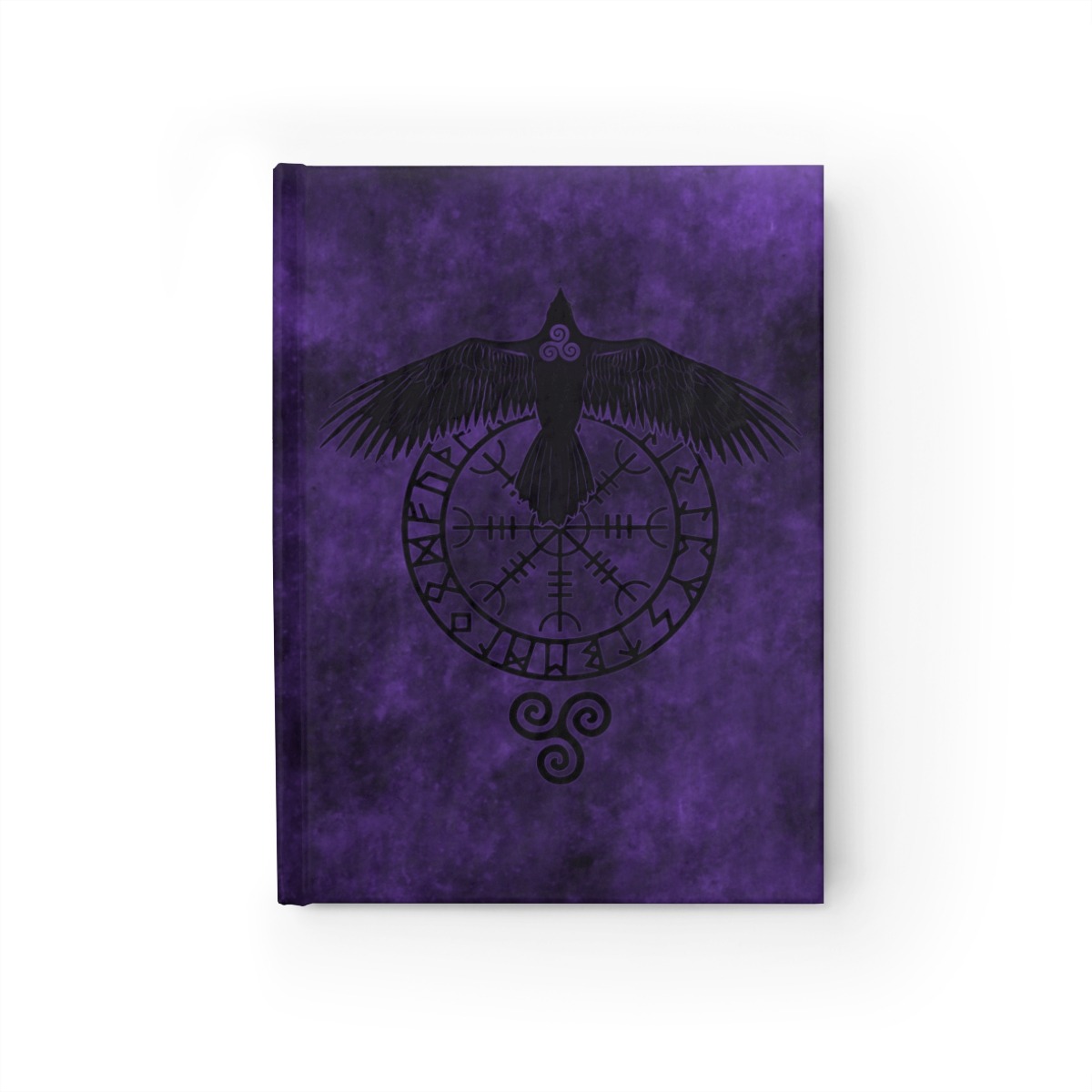 Purple Runic Raven Journal