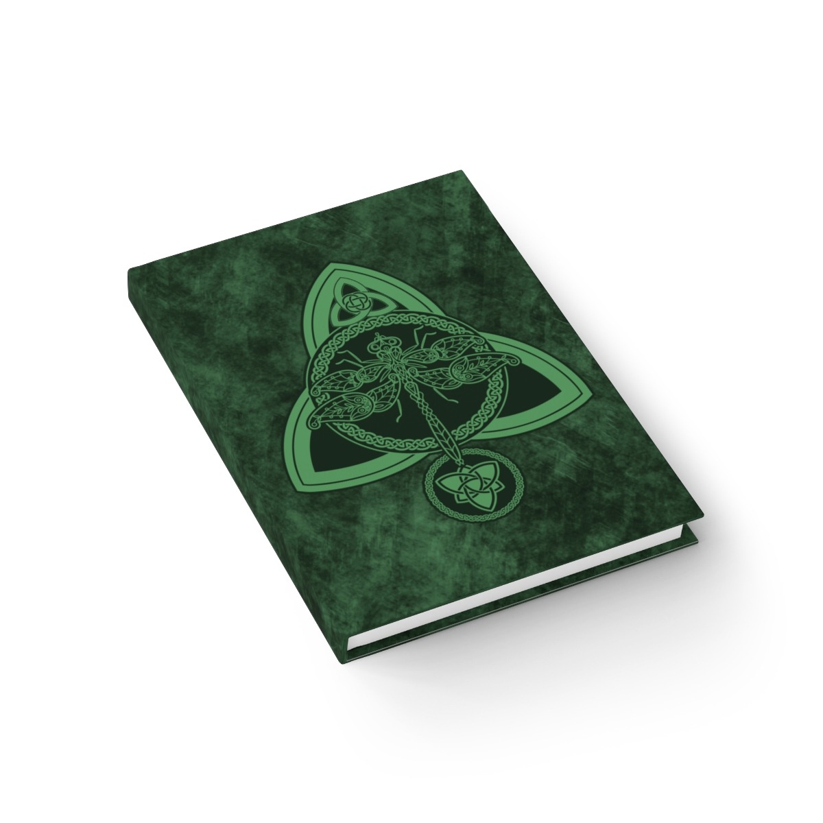 Green Celtic Dragonfly Journal