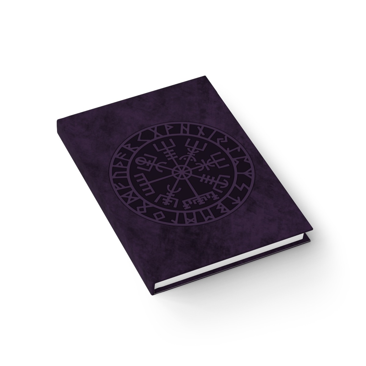 Purple Runic Vegvisir Journal