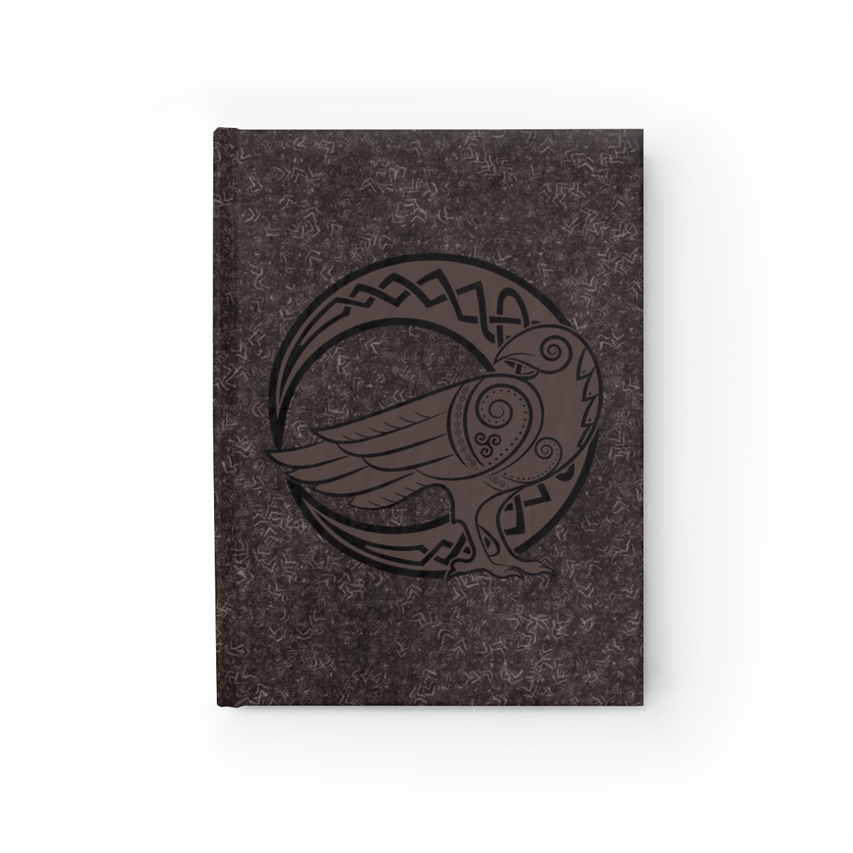 Brown Raven Crescent Moon Journal – Ruled Line