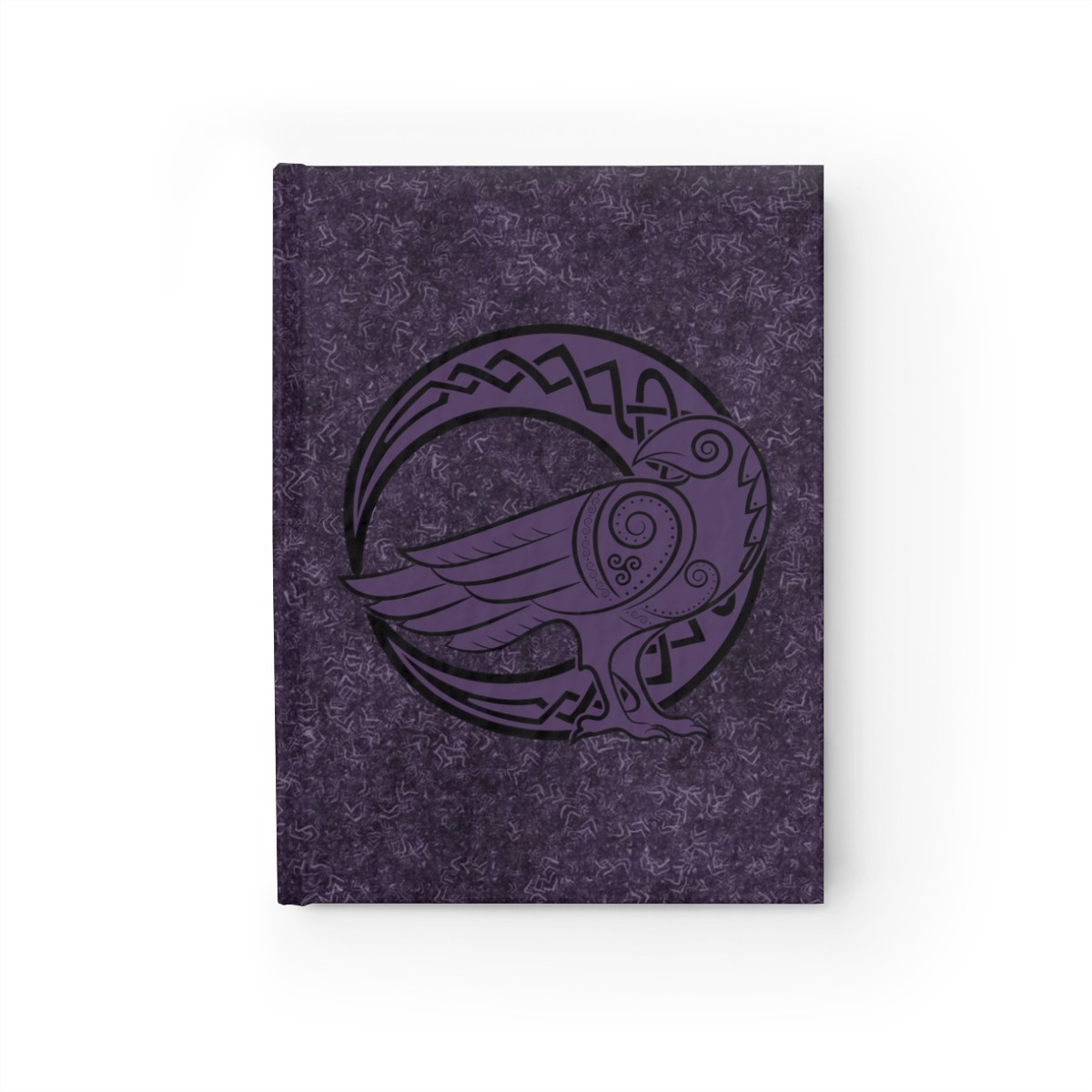 Purple Raven Crescent Moon Journal – Ruled Line