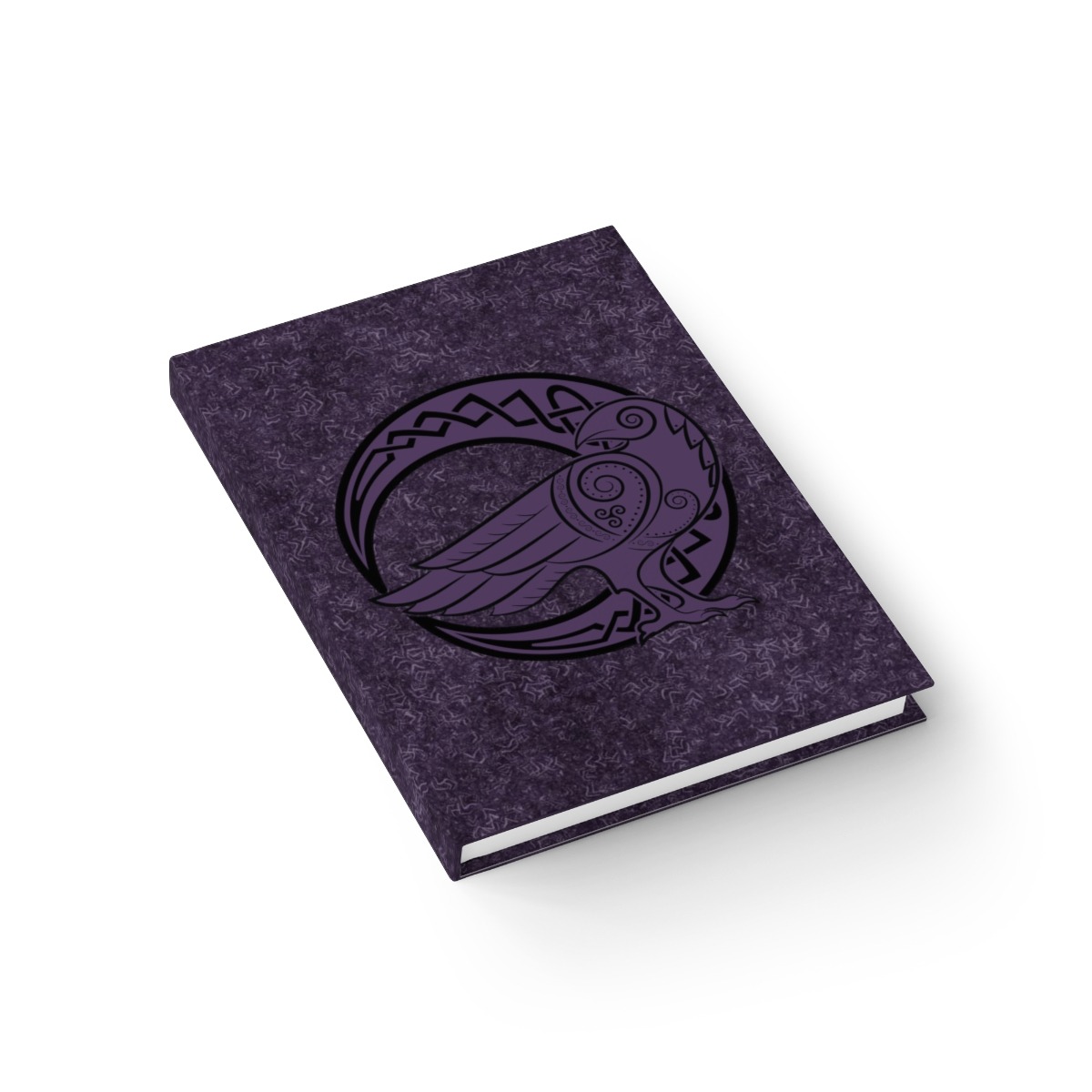 Purple Raven Crescent Moon Journal