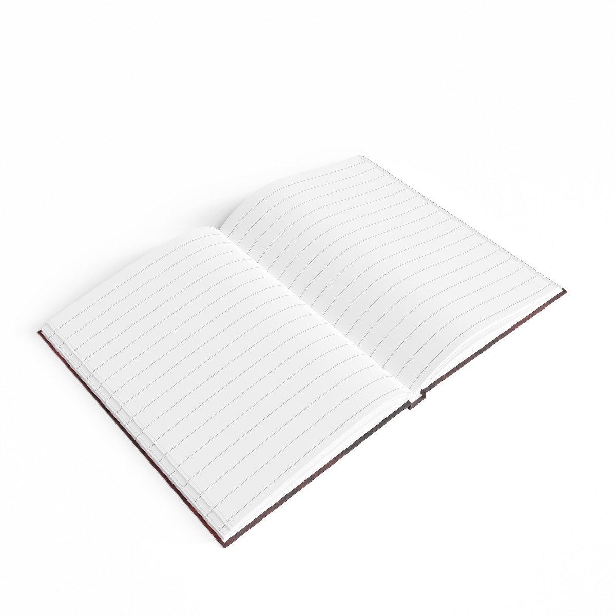 Red Valknut Ruled Line Hardcover Journal