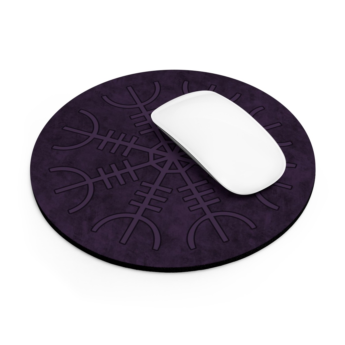 Purple Helm Of Awe Mouse Pad