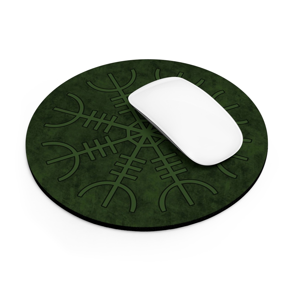 Green Helm Of Awe Mouse Pad