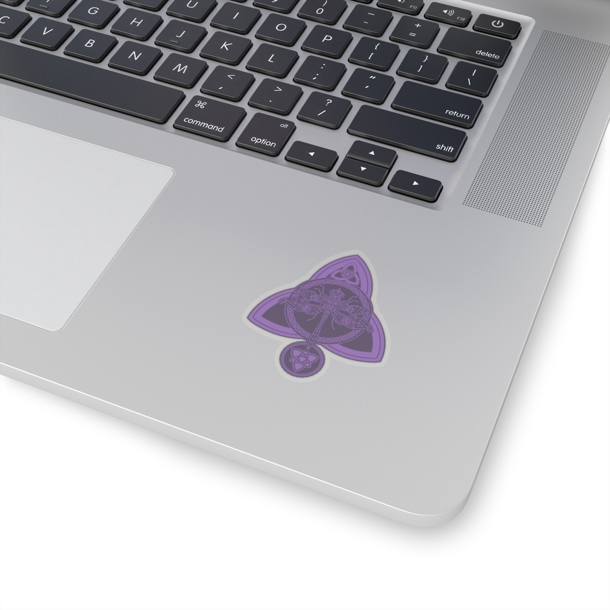 Purple Celtic Dragonfly Kiss-Cut Stickers