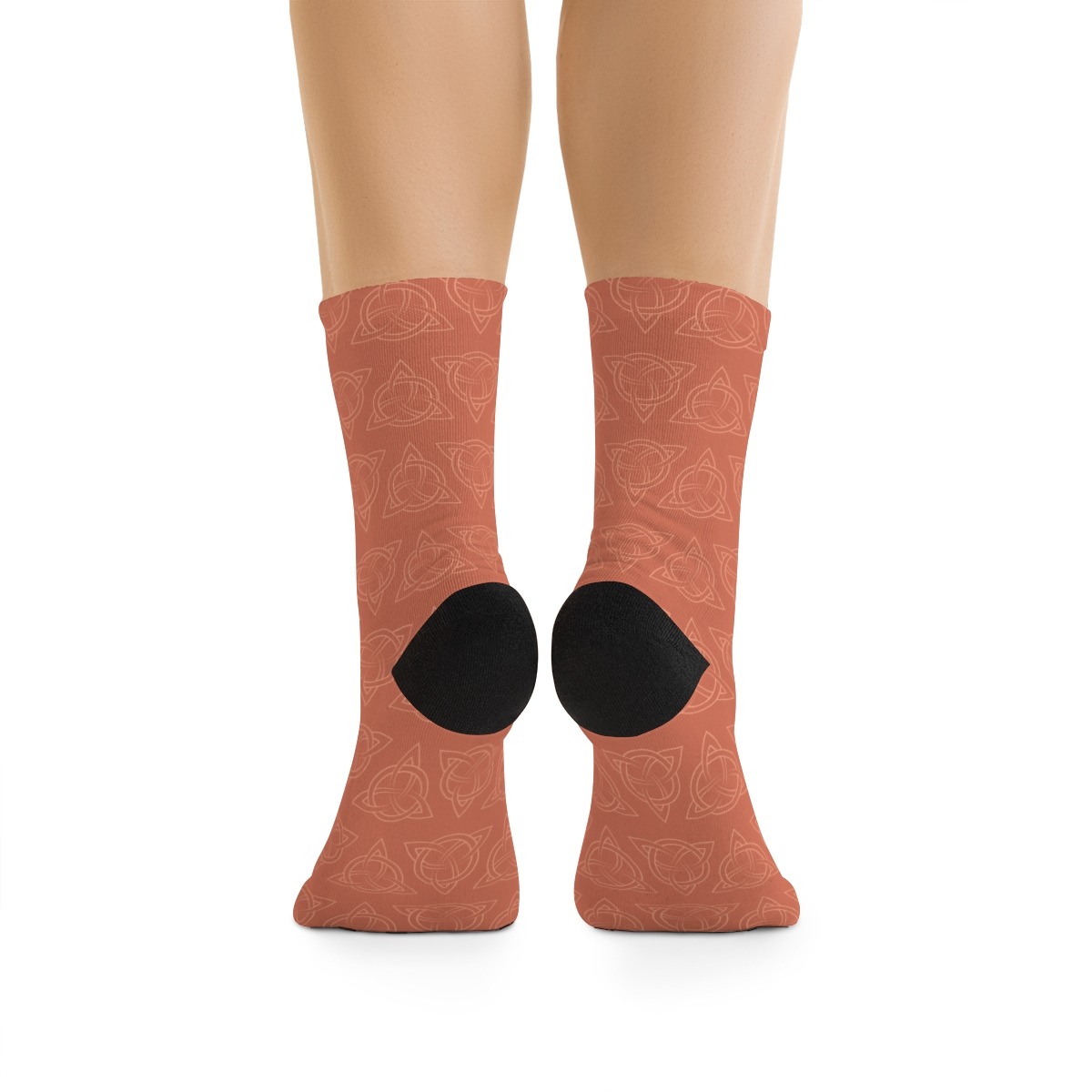 Persimmon Celtic Triquetra Socks