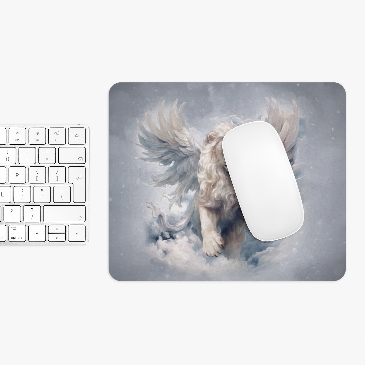 Winged Lion Mouse Pad