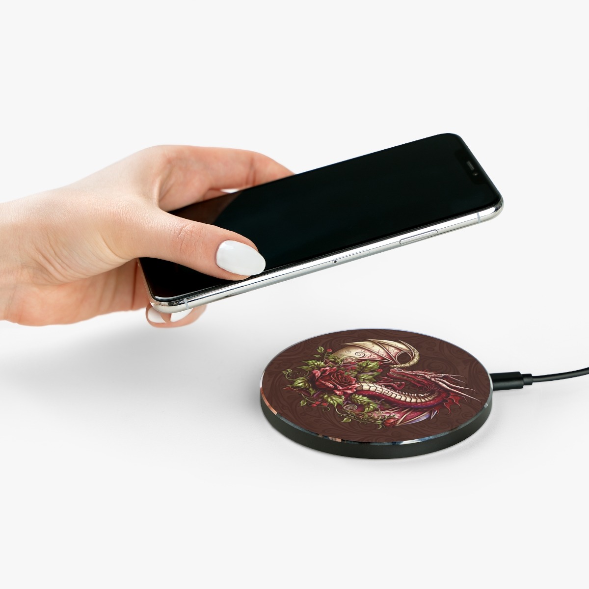 Heart Shaped Dragon Wireless Charger