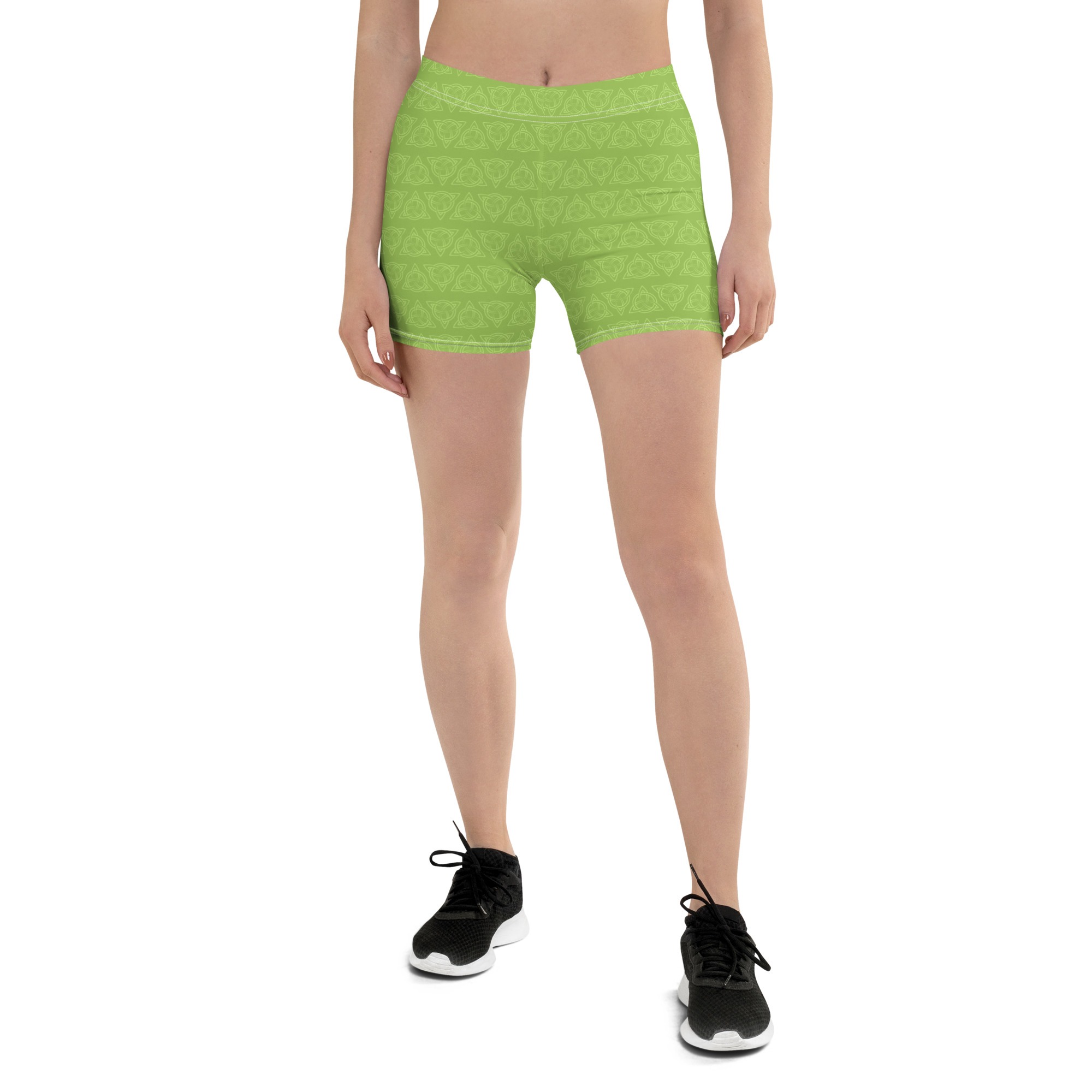 Green Celtic Triquetra Shorts