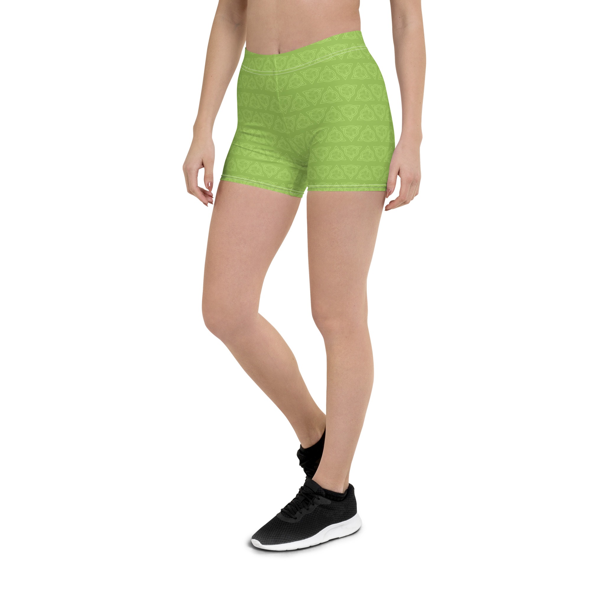 Green Celtic Triquetra Shorts